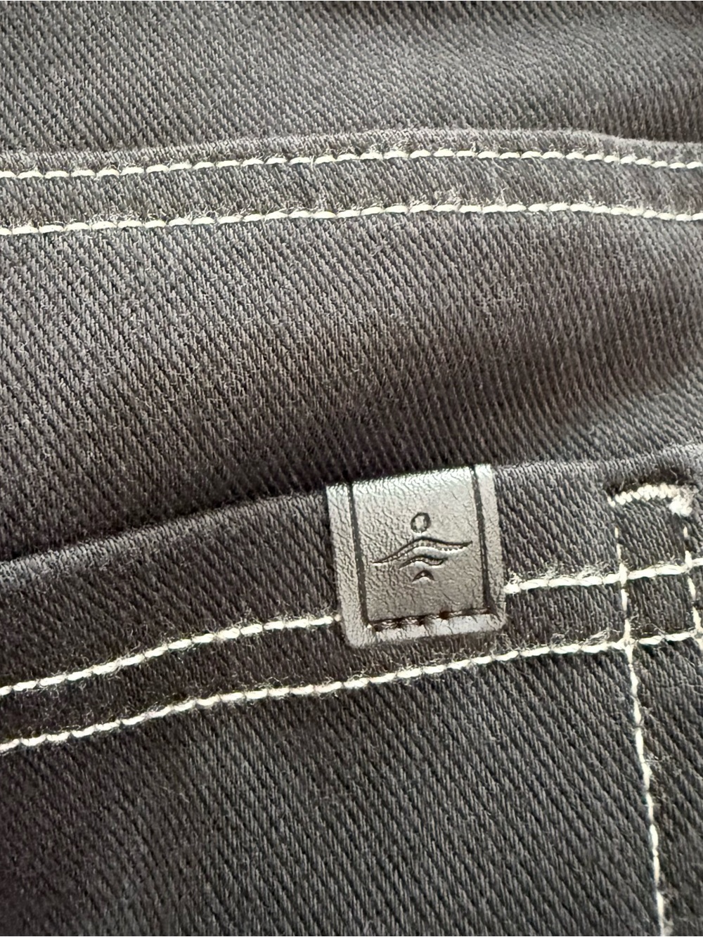 Halara Wide Leg Jeans Womens XL Reg Black Wash Striped High Rise Stretch Pants - Picture 4 of 8